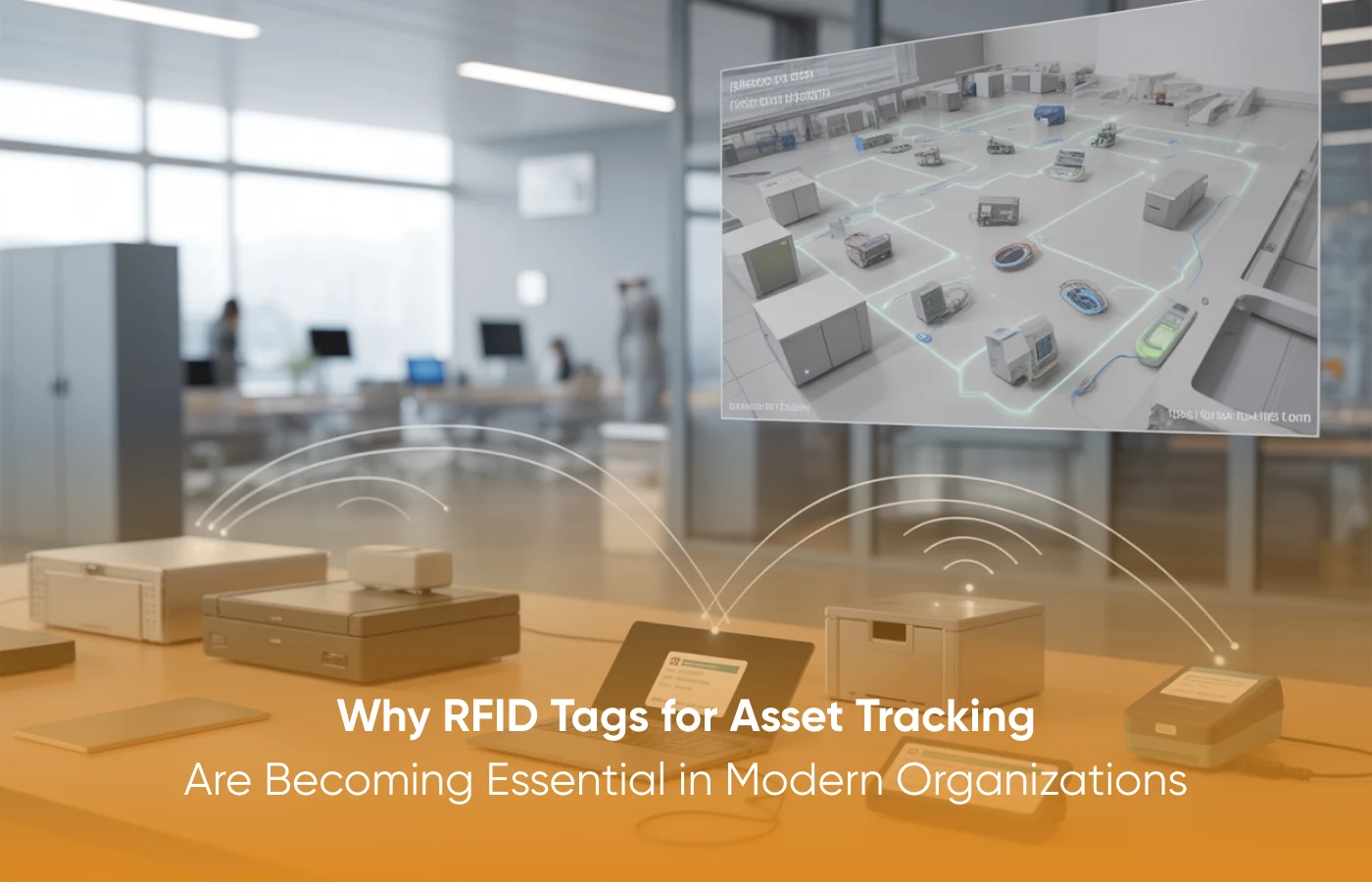 RFID tags for asset tracking.