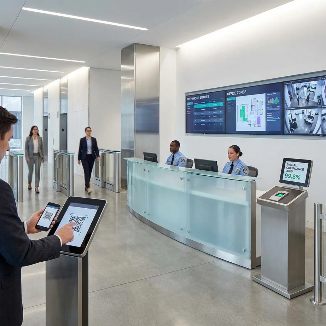 Strengthen workplace security - Visitor management system.