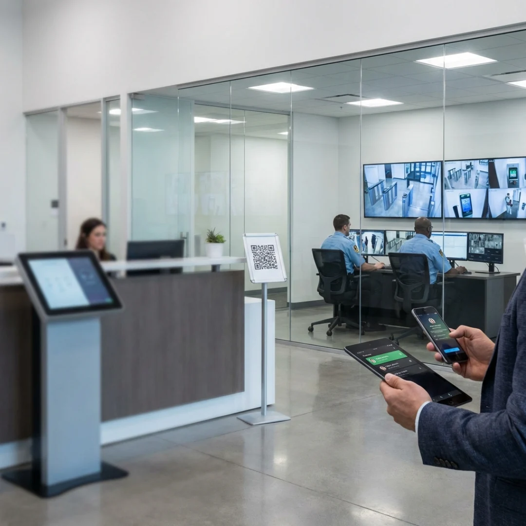 service ensure smooth host coordination - Visitor Management System.