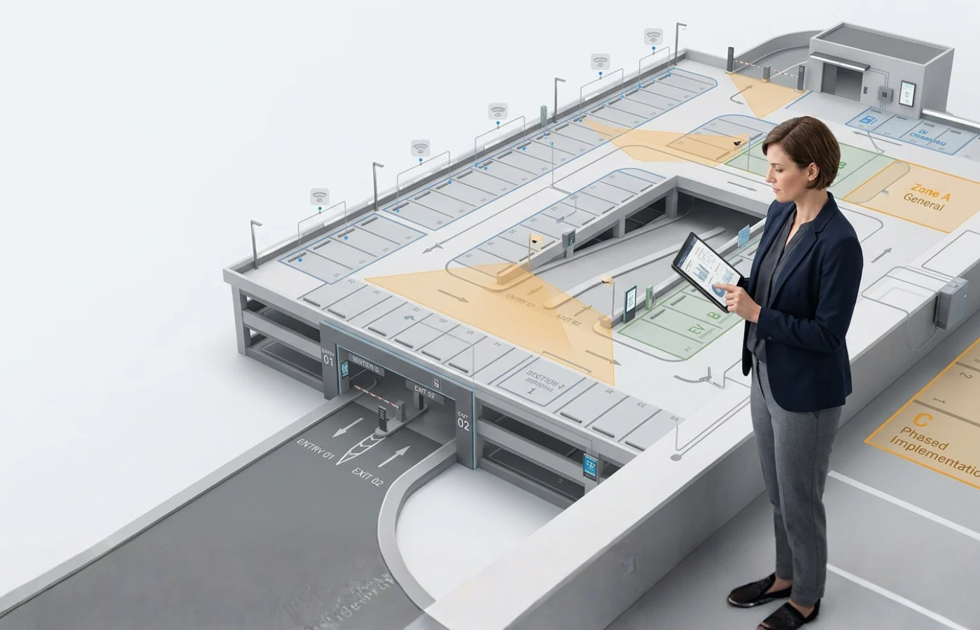  Aastro Tech Delivers Parking Guidance System Implementations.