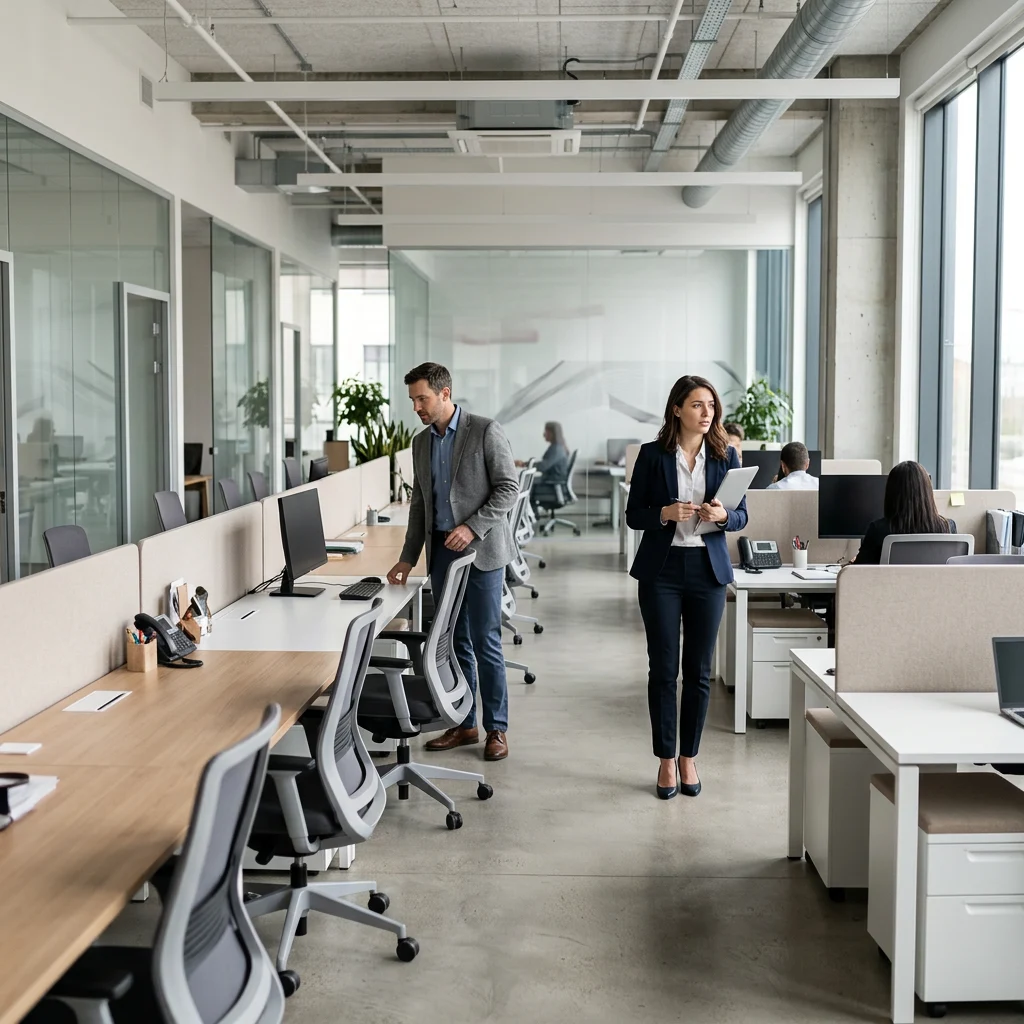 Hybrid Workplaces Need Better Workspace Coordination - Hot desk booking system.