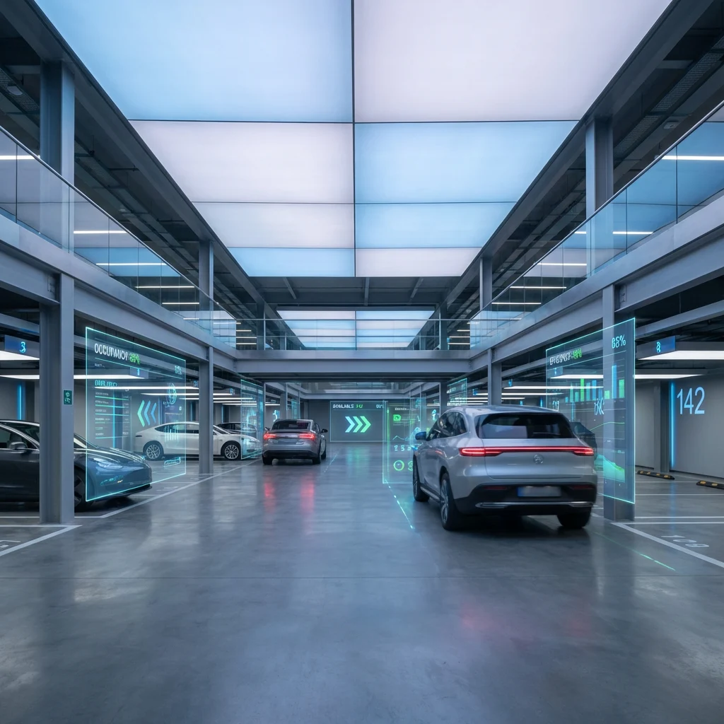 Smart Parking Technology Support Business Growth.