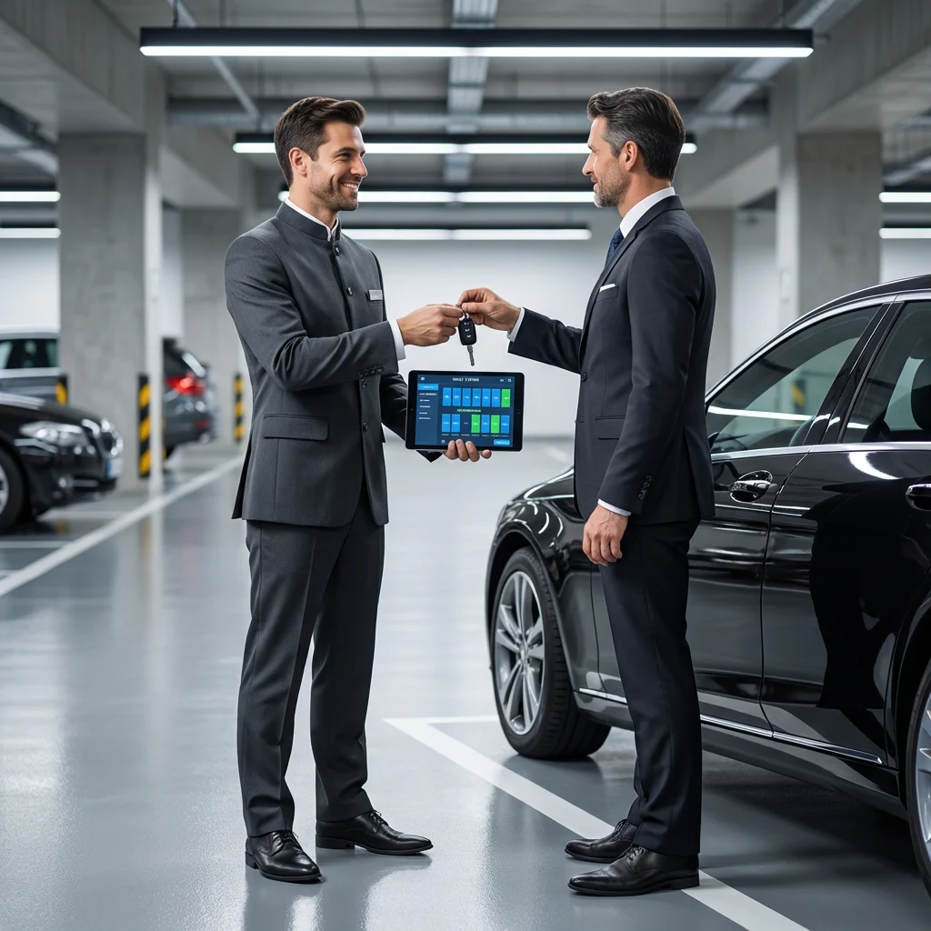 Smart Parking Technology Support Valet Parking Management.