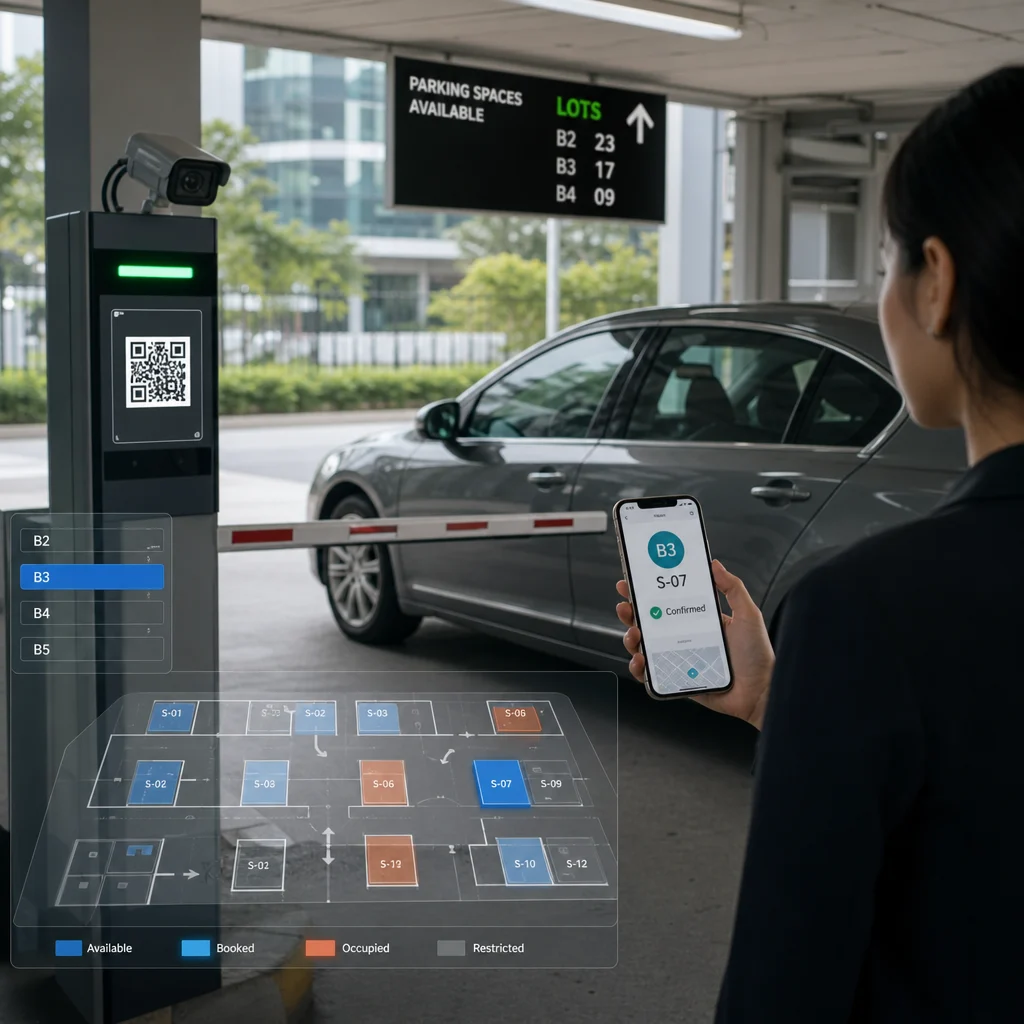 AastroTech’s Online Parking Reservation System Works.
