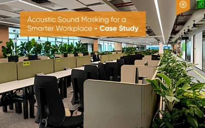 Acoustic Sound Masking for a Smarter Workplace